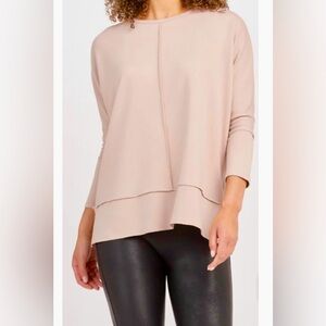 NWT Spanx Perfect Length Dolman Top Sweatshirt (OAT)